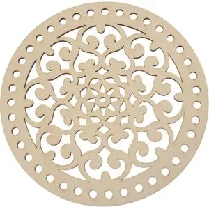 Mandala Häkelbasis, 20 cm Ø
