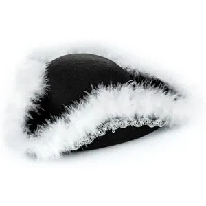 Kinder-Funken-Dreispitz, schwarz