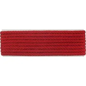 buttinette Kordel für Bekleidung, rot, 4 mm Ø