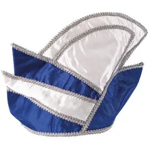 Komitee-Mütze, blau/weiß