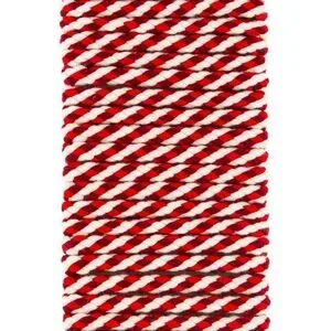 buttinette Kordel für Bekleidung, rot color, Ø 8 mm, Länge: 5 m