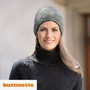 Strickanleitung ? Mütze mit kleinem Strukturmuster aus Woll Butt Versailles