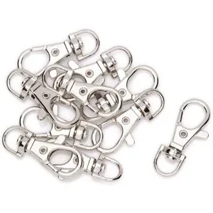 Karabiner, 3,5 cm, 10 Stück