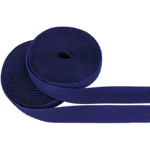 buttinette Klettverschlussband, zum Annähen, blau, Breite: 2 cm, Inhalt: je 3 m