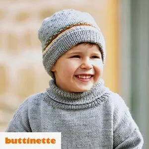 Strickanleitung ? Mütze mit kleinen Mustern aus Woll Butt Versailles