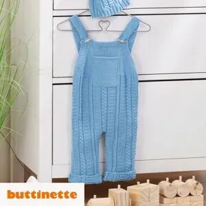 Strickanleitung ? Baby-Latzhose aus Woll Butt Baby