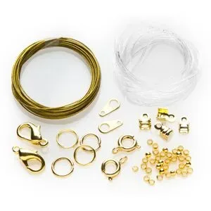 Collier- & Armband-Set, gold
