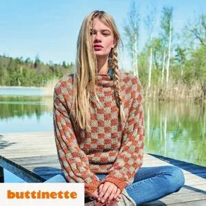Strickanleitung ? Karo Pullover aus Woll Butt Merle