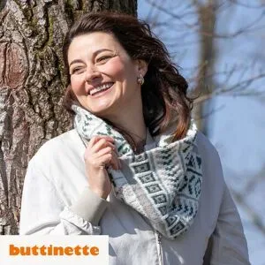 Strickanleitung ? Loop im Norwegermuster aus Woll Butt Söckli