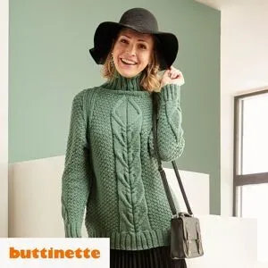 Strickanleitung ? Raglanpullover mit Mittelzopf Innsbruck