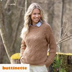Strickanleitung ? Patent-Pullover aus Woll Butt Primo Merino Cotton