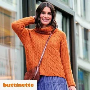 Strickanleitung ? Pullover mit Zopfmuster aus Woll Butt Primo Ava