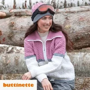 Strickanleitung ? Jacke im Retro-Style aus Woll Butt Innsbruck