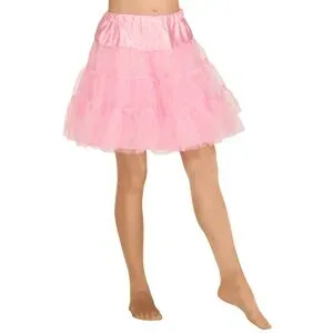 Soft-Tüll Petticoat für Damen, rosa, 3-lagig