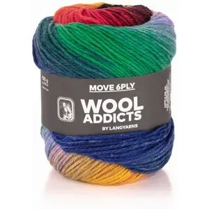 Lang Yarns Sockenwolle WOOLADDICTS Move 6-fach