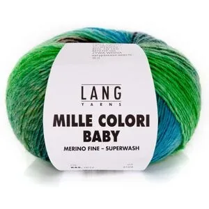 Lang Yarns Wolle Mille Colori Baby, grün