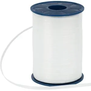 Geschenkband, weiß, 5 mm, 500 m