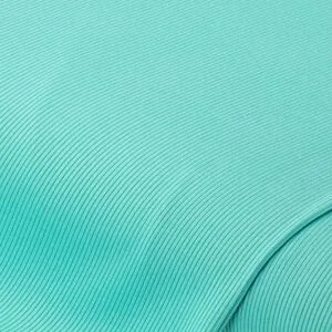 Feinripp-Jersey Uni, türkis