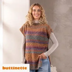 Strickanleitung ? Longpullunder aus Woll Butt Rainbow Tweed