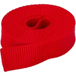 buttinette Taschengurtband, rot, Breite: 2,5 cm, Länge: 3 m