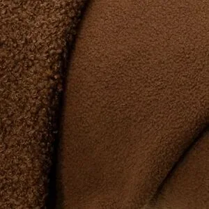 Doubleface-Teddy-Fleece, braun