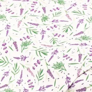 Baumwollstoff Lavendel 