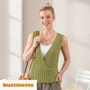 Strickanleitung - Pullunder aus Woll Butt Solea