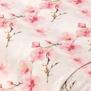 Dekostoff Kirschblüten 