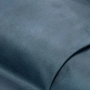 Lederimitat aus recyceltem Leder, jeansblau