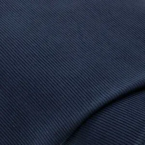Feinripp-Jersey Uni, nachtblau