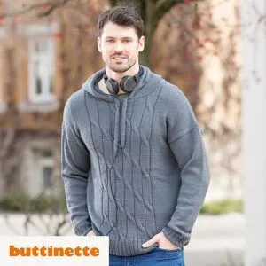Strickanleitung ? Hoodie aus Woll Butt Primo Madeleine