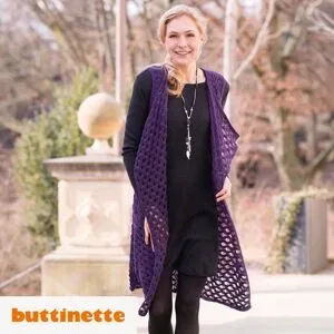 Strickanleitung ? Longweste aus Woll Butt Perle