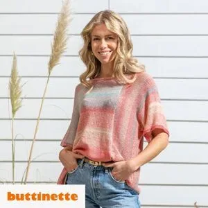 Strickanleitung ? Asymmetrische Tunika aus Woll Butt Lexy