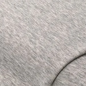 Sweatstoff Uni, grau meliert