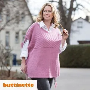 Strickanleitung ? Poncho Oversize aus Woll Butt Innsbruck