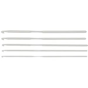 buttinette Häkelnadel-Set, 5 Stück, Stärken: 2,5?4,5 mm
