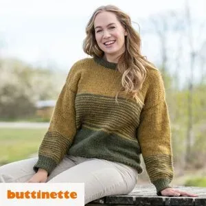Strickanleitung ? XL-Kuschelpullover aus Woll Butt Merle