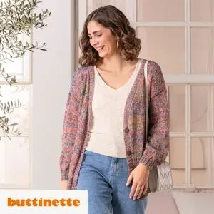 Strickanleitung ? Oversized Cardigan aus Woll Butt Felia