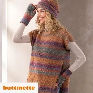 Strickanleitung ? Armstulpen aus Woll Butt Rainbow Tweed