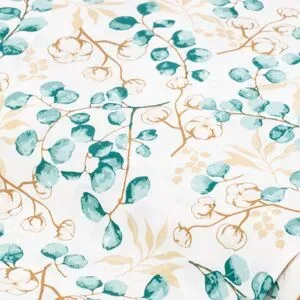 Baumwollstoff Eucalyptus & Cotton 