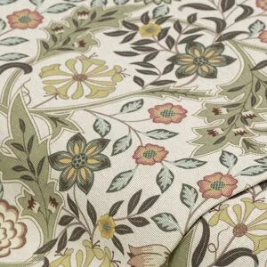 Dekostoff skandinavische Blumen 