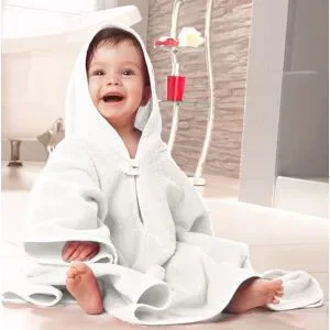 buttinette Frottier-Poncho, weiß, 55 x 71 cm