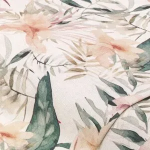 Dekostoff Fantasie-Lilien 