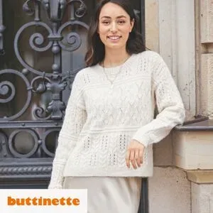 Strickanleitung ? Mustermix-Pullover aus Woll Butt Primo Alpaka