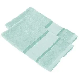 buttinette Gästetücher 2er-Pack, taubenblau