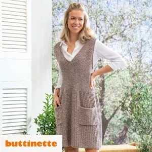 Strickanleitung ? Kleid aus Woll Butt Aleta