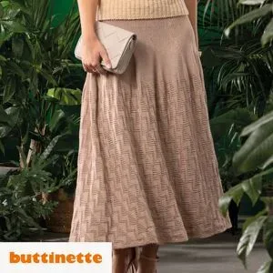 Strickanleitung ? Maxirock aus Woll Butt Vinia
