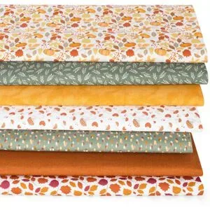 Patchwork- und Quiltpaket Digitaldruck ?Herbstzauber?, orange-color