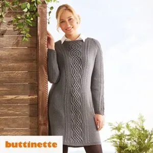 Strickanleitung ? Strickkleid aus Woll Butt Primo Madeleine