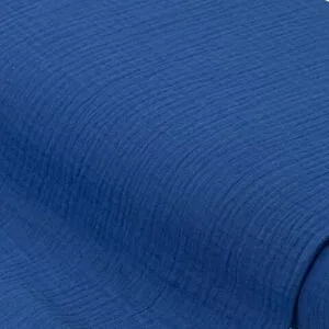 Musselin/Doppel-Gaze, royalblau